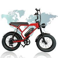 Fabricant original de moto tout-terrain électrique à pneus larges de 20 pouces pour neige, vélo de montagne électrique avec