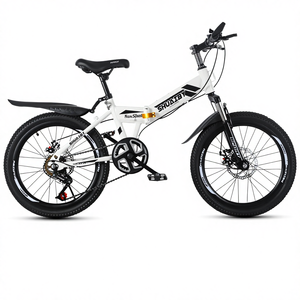 Bicicletta da Montagna Pieghevole a Doppia Sospensione con Freni a Disco e Velocità Variabile per Studenti delle Scuole Primarie e Secondarie - Product Image 2