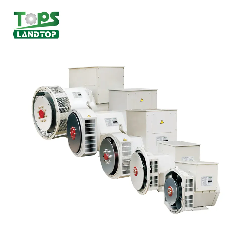 Alternador de CA 7.5kw 12kw 20kw 50kw 80kw 200kva 220V 230V LANDTOP Generador sin escobillas Dynamo con alta calidad