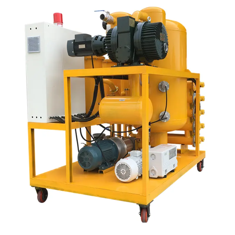 6000lph Vacuum Water Gas Separator Transformer Oil Purifier