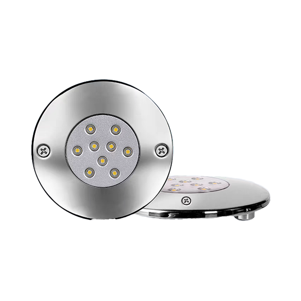 IP68 Stainless Steel Surface-Mounted Underwater LED Light Pool Premium Swimming Pool Lighting WM-SS105