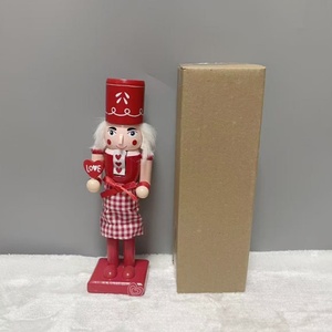 <span class=keywords><strong>Casse</strong></span>-noix en bois de 25 cm, style ethnique, décoration créative pour la maison, thèmes Amour, Amitié, Mariage - Product Image 6