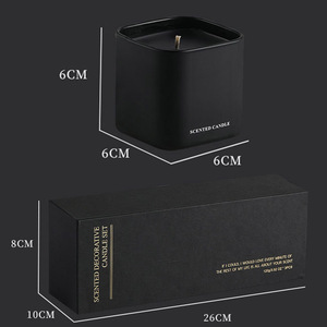 <span class=keywords><strong>Bougie</strong></span> parfumée <span class=keywords><strong>de</strong></span> luxe en verre avec logo personnalisé, <span class=keywords><strong>cire</strong></span> <span class=keywords><strong>de</strong></span> <span class=keywords><strong>soja</strong></span> naturelle non <span class=keywords><strong>toxique</strong></span>, parfum d'ambiance pour la maison, <span class=keywords><strong>bougie</strong></span> carrée <span class=keywords><strong>de</strong></span> luxe - Product Image 4
