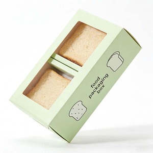 Cajas de Panadería Biodegradables al por Mayor, de Calidad Alimentaria, Elegantes, de Cartón Color Marfil, con Ventana - Product Image 5