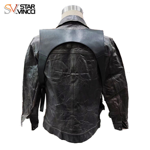 STAR VINCCI カスタム本革ヴィンテージファッションショルダーハーネスバッグ レトロミニマリズムダブルストラップ携帯電話ベストバッグ - Product Image 5