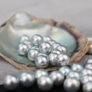 Perlas de Akoya de agua salada naturales coloridas redondas y barrocas sueltas de alta calidad para la fabricación de joyas al por mayor de Japón - Product Image 3