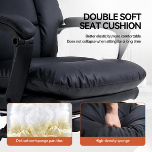 Silla Ejecutiva Giratoria de Cuero Personalizada OEM de <span class=keywords><strong>Suiza</strong></span>, Silla de Oficina de Alta Calidad, Materiales de Metal y PP, Suministro de Fábrica al por Mayor - Product Image 5