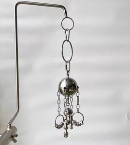 Papağan kafes sıkıntı kabartma bulmaca oynamak için paslanmaz çelik çiğnemek oyuncak kuş malzemeleri - Product Image 4