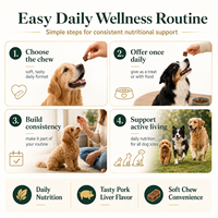 Probiotiques pour chiens à haute puissance, 1 milliard d'UFC, multivitamines sous forme de bouchées molles, 23-en-1, soutien pour l'équilibre digestif, la concentration et la vitalité