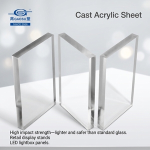 Plaques en plexiglas sur mesure, faciles à découper, résistantes aux chocs, panneaux PMMA transparents <span class=keywords><strong>pour</strong></span> encadrement d'images, protection de table - Product Image 1