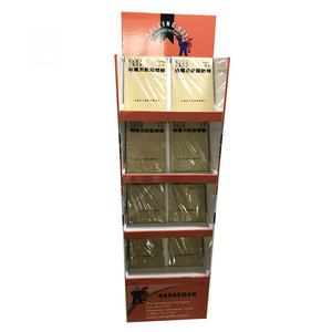 Özel yapılmış renkli baskılı katlanır promosyon kartonu kitap perakende sergileme rafı - Product Image 3