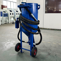 Équipement de sablage 100L, sableuse à air portable/pot de sablage, sableuse sans poussière