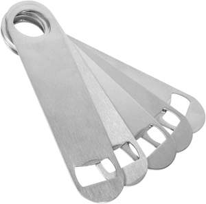 Personalized Souvenir ODM OEM Custom LOGO Colors Sublimation <b>Bar</b> Blade <b>Flat</b> Card Metal <b>Stainless</b> <b>Steel</b> Wood Beer Bottle Opener - Product Image 5