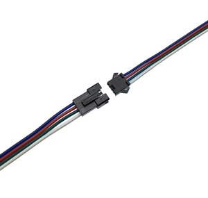 Direktlieferung ab Werk: 2-adriges SM-Anschlusskabel 2,54 mm² Kabelbaum für LED-Downlights und Deckenleuchten mit Stecker und Buchse - Product Image 4