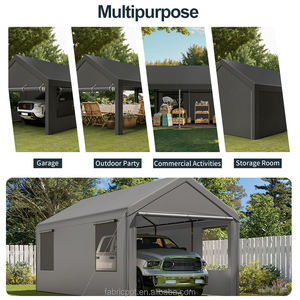 10x20 cadre <span class=keywords><strong>en</strong></span> métal pliable <span class=keywords><strong>abri</strong></span> <span class=keywords><strong>de</strong></span> <span class=keywords><strong>voiture</strong></span> parking <span class=keywords><strong>Garage</strong></span> <span class=keywords><strong>abri</strong></span> <span class=keywords><strong>de</strong></span> <span class=keywords><strong>voiture</strong></span> tente d'auvent avec couvercle - Product Image 3