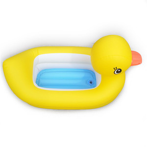 Baignoire gonflable en forme de canard pour bébés, en PVC, de 0 à 24 mois, unisexe - Product Image 1