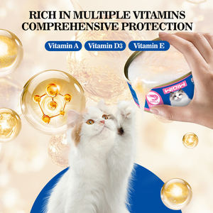 อาหารแมวเปียกแบบเปียกสำหรับลูกแมว ปลอดสารเติมแต่ง ทำจากไก่ออร์แกนิกและปลาทูน่ากระป๋อง ปลอดภัยสำหรับแมว ขายส่ง - Product Image 3