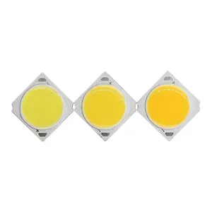 สปอตไลท์ LED COB ขนาด19X19มม.,ชิปไฟสปอตไลท์10W 20W 30W สำหรับไฟดาวน์ไลท์ไฟ COB 3000K 4000K 6000K