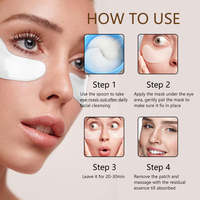Patch hydratant 100% naturel à base de noix de coco Pure, pour masque pour les yeux, coussinets en Gel Hydrogel, patchs pour les yeux