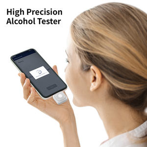 Testeur d'alcool éthylotest à capteur électrochimique haute précision conforme CE/ROHS pour usage personnel et professionnel - Product Image 1