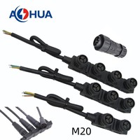 Modules d'éclairage Système Puissance de sortie 2Pin 3Pin Femelle Socket F Distributeur à Mâle Led Connecteur d'éclairage IP67 LED Connecteur