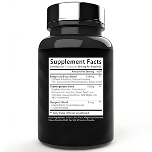 Melhor Cápsula Natural para Perda de Peso Feminina com Cetonas de Framboesa 60 Cápsulas/Frasco Altamente Eficaz na Supressão do Apetite e Energia - Product Image 2