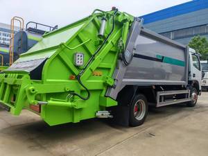 Dongfeng รถบรรทุกขยะอัด4*2ความจุ10ลูกบาศก์เมตรและฝาปิดสนิทที่ด้านหลังสำหรับเปิด - Product Image 5