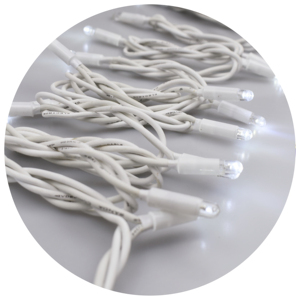 CE lumiere de noel 220v collegabile IP65 cavo in gomma di natale luci della stringa - Product Image 6