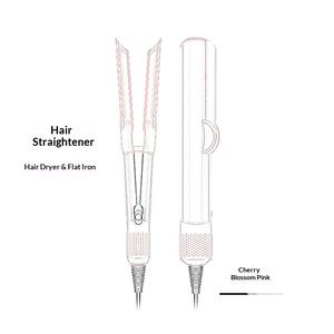 Nouveau 2025 HT01 Sèche-cheveux et Lisseur Coiffant, Protection des Cheveux, Température Constante, Revêtement Céramique, Utilisation Cheveux Humides et Secs - Product Image 3