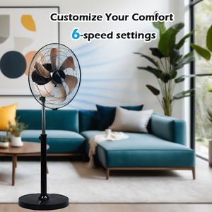 Hiện đại nhà sàn kim loại công nghiệp bệ người hâm mộ BLDC động cơ - Product Image 2