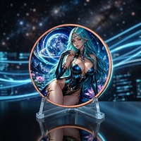 Pièce de monnaie de défi personnalisée en métal, 1 once, en cuivre pur .999, pièce ronde, représentant des femmes belles, pièces de monnaie en cuivre de collection