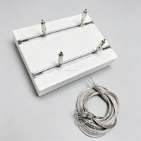 Plafonds suspendus en panneaux de fibre de verre, isolation acoustique, dalles de plafond suspendu, tailles et couleurs personnalisables.