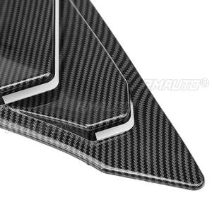 Rear Side <b>Window</b> Louvers Air Vent Scoop <b>Shades</b> Cover Trim Blinds Carbon For Honda Civic 11th Gen 2021-2022 Sedan Car Accessories - Product Image 6
