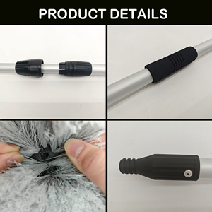 Brosse <span class=keywords><strong>de</strong></span> <span class=keywords><strong>lavage</strong></span> <span class=keywords><strong>de</strong></span> voiture en aluminium VITOP 1,8 m <span class=keywords><strong>à</strong></span> débit réglable avec interrupteur <span class=keywords><strong>à</strong></span> bascule et perche extensible pour le nettoyage des véhicules et des extérieurs domestiques - Product Image 3