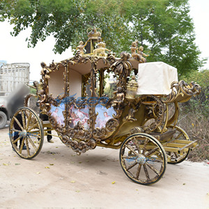 Carruaje Eléctrico de Estilo Europeo para Bodas, Carruaje de Princesa para Paseos Turísticos, Carruaje de Cenicienta, Vehículo Eléctrico para Paseos Turísticos - Product Image 3
