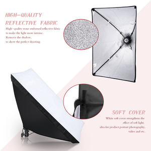 Kit d'éclairage professionnel pour studio <span class=keywords><strong>photo</strong></span> et vidéo <span class=keywords><strong>YouTube</strong></span>, avec bras de fixation, alimentation secteur et emballage inclus - Product Image 2