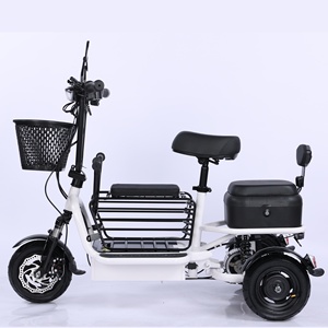 Un petit vélo électrique pliable à <span class=keywords><strong>trois</strong></span> <span class=keywords><strong>roues</strong></span> pour le transport des enfants, adapté aux femmes âgées à la maison - Product Image 2
