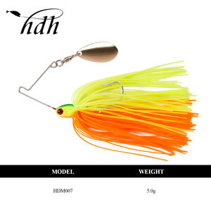 Leurres <span class=keywords><strong>de</strong></span> pêche en métal sur mesure, marque personnalisée, spinnerbass, leurres <span class=keywords><strong>de</strong></span> pêche 5g, jupe artificielle, appâts <span class=keywords><strong>de</strong></span> pêche - Product Image 4