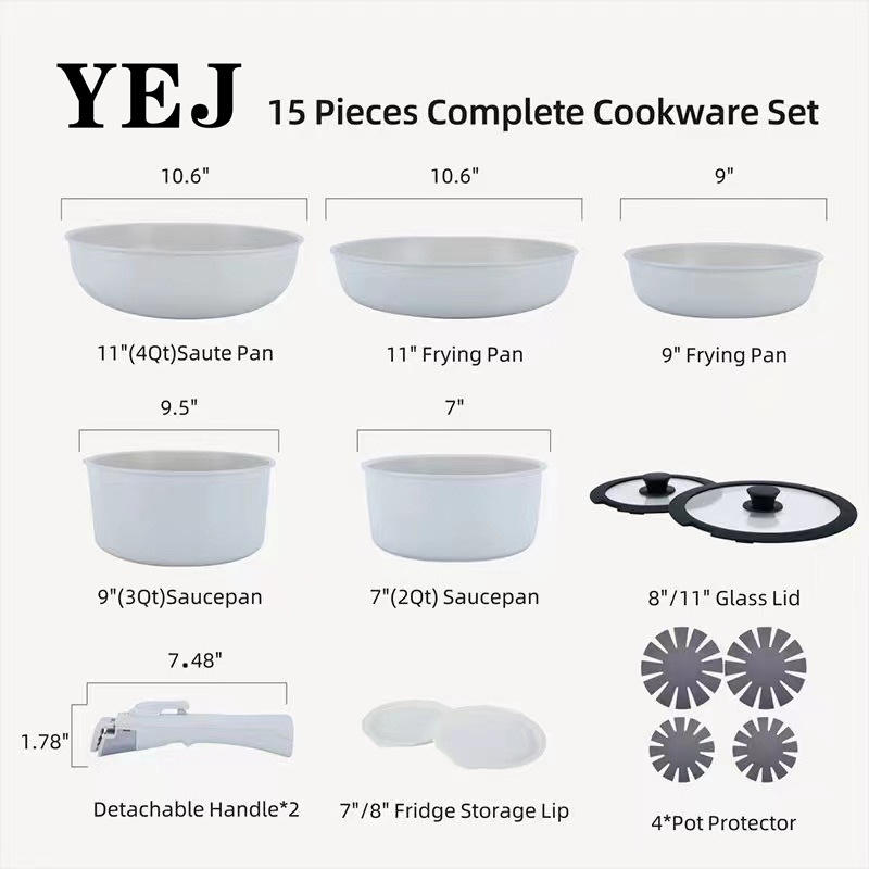 Removable 15-Piece Set [White]