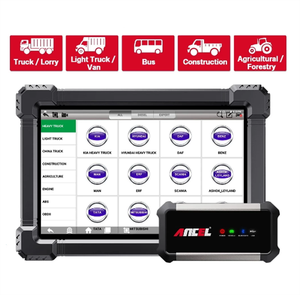 2023 <span class=keywords><strong>ANCEL</strong></span> X7 HD Scanner Diagnostic pour Camion Poids Lourd Système Complet X7hd 12V 24V Réinitialisation Huile FAP Régénération ECU Batterie OBD2 - Product Image 3