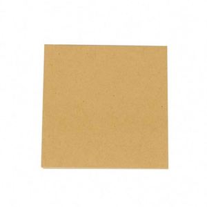 School Supplies Sticky Notes Kraft Paper <b>Notepad</b> Stationery Natural Color Memo Pad 3*3 Inch Self-Adhesive - Product Image 4