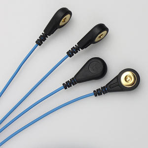 Câble d'électrode à bouton-pression 4.0 pour instrument <span class=keywords><strong>de</strong></span> physiothérapie à impulsions basse fréquence, à conducteur unique et blindé - Product Image 3