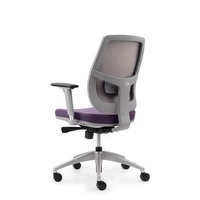Chaise design moderne violette ergonomique et confortable pour la maison chaise de bureau avec coussin en éponge pour ordinateur