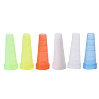 Accessoires de chicha modernes en PVC en gros – Embouts buccaux noirs jetables courts de 58 mm pour narguilé et chicha (pour bars)