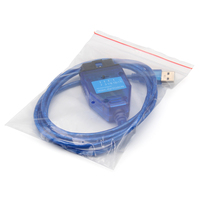 Interfaz de diagnóstico USB FTDI FT232RL Chip VAG KKL FIATECUSCAN para Fiat Cable de diagnóstico automático para VAG KKL 409