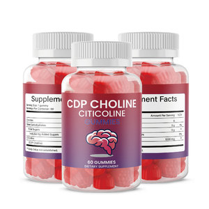Gomitas de <span class=keywords><strong>CDP</strong></span> Colina 1000mg, Suplementos de Citicolina de Alta Potencia, Función Cognitiva y Cerebral, Salud Hepática, Sin Azúcar - Product Image 1