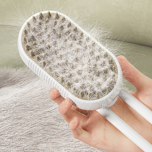 3 in 1 <strong>Cat</strong> Dog Hair Cleaner Electric USB Water Spray Steam Comb <strong>Cat</strong> <strong>Steamer</strong> <strong>Brush</strong> for <strong>Cats</strong> Massage With Handle - Product Image 3