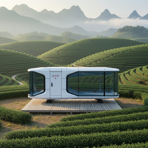 Capsule spatiale préfabriquée A9 (acier galvanisé, aluminium aéronautique) pour jardin, plantation <span class=keywords><strong>de</strong></span> thé, complexe touristique, loisirs - Product Image 3