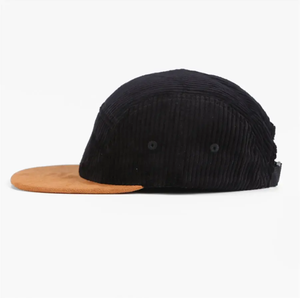 Retro Style Corduroy Baseball Cap Block <b>Flat</b> Brim Casual Streetwear <b>Hat</b> - Product Image 4