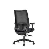 Chaise d'ordinateur de bureau ergonomique à mi-dossier en maille importée avec chaise pivotante en mousse moulée chaise tournante